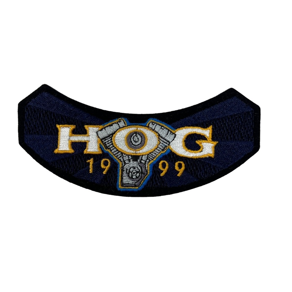 Harley Davidson Owners Group 1999 Membership HOG Rocker Patch